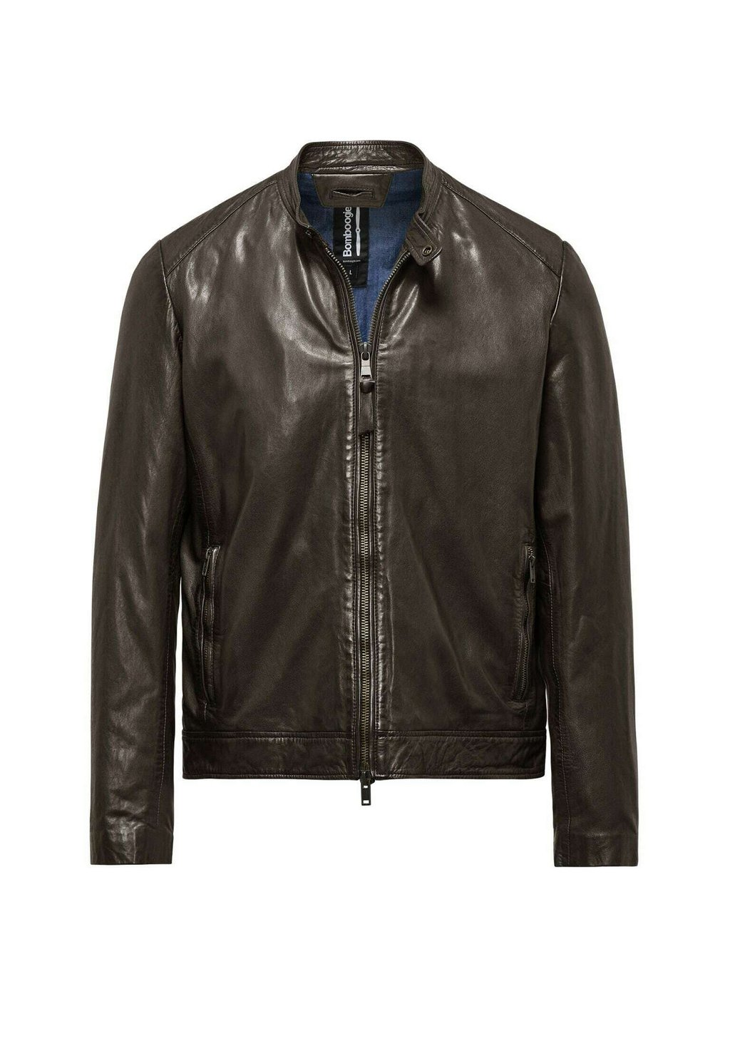 

Кожаная куртка Bomboogie, темно-коричневый