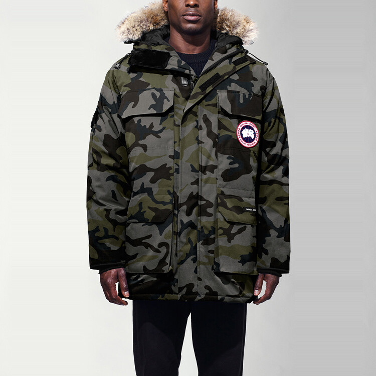 Мужская парка Expedition Series серого цвета, камуфляж Canada Goose, цвет Gray Camouflage — фото 2