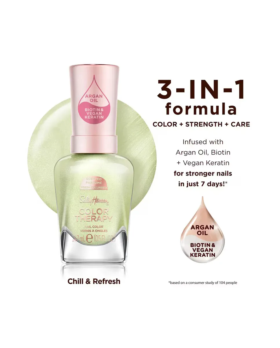 Лак для ногтей Color Therapy 14,7 мл Sally Hansen, 448 Chill & Refresh — фото 4