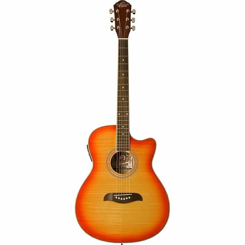 

Акустическая гитара Oscar Schmidt OACEFCS Cherry Sunburst Auditorium Acoustic Electric Guitar