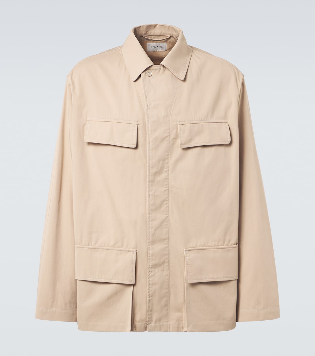 

Верхняя рубашка из хлопкового твила Lemaire, Rose Beige