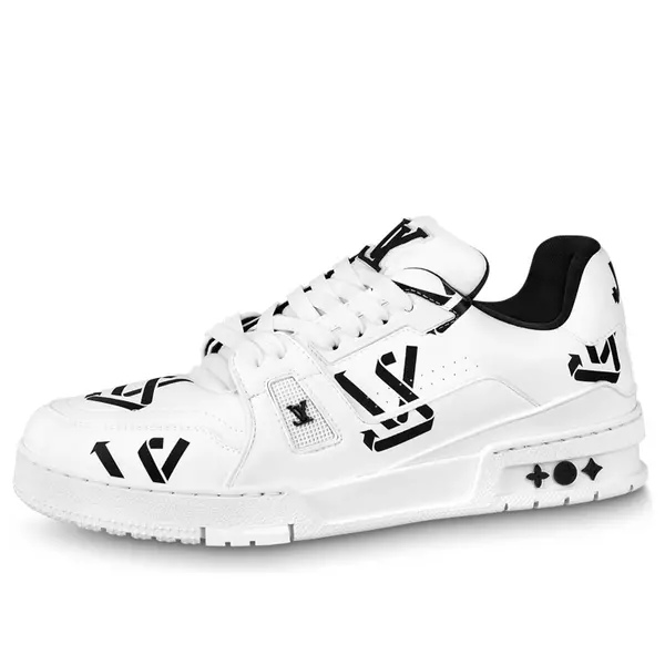 

Кроссовки lv trainer sneakers 'white black' Louis Vuitton, белый