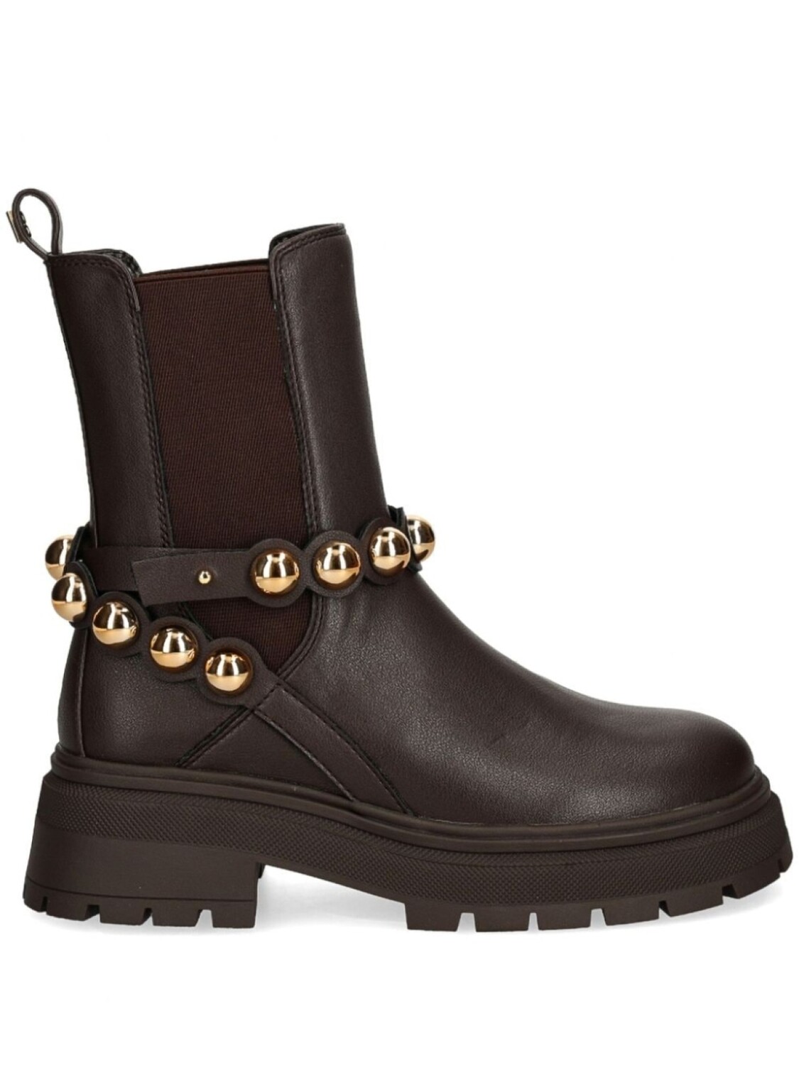 

Ботинки челси с заклепками TWINSET, коричневый