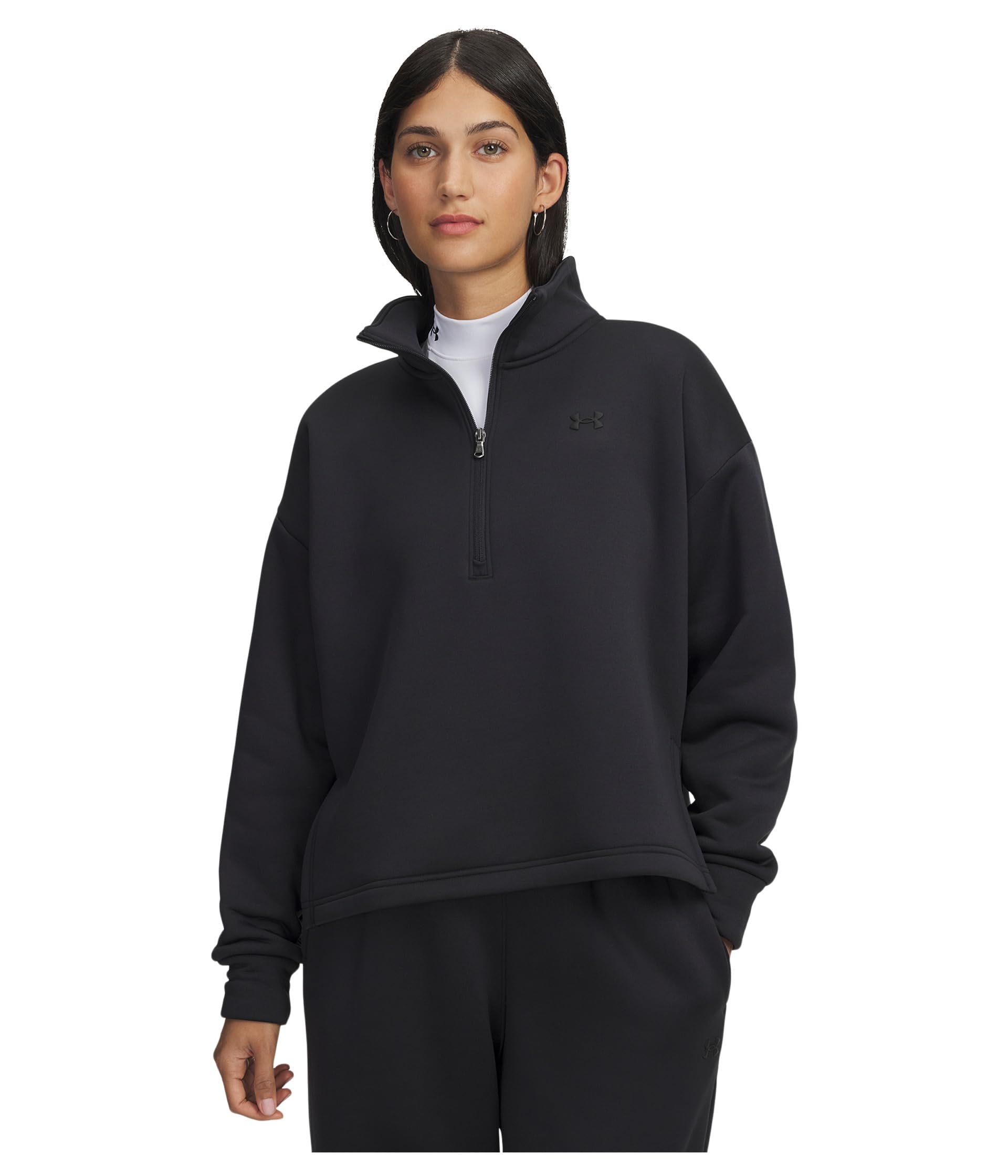 

Толстовка Under Armour Armour Fleece 1/2 Zip, черный