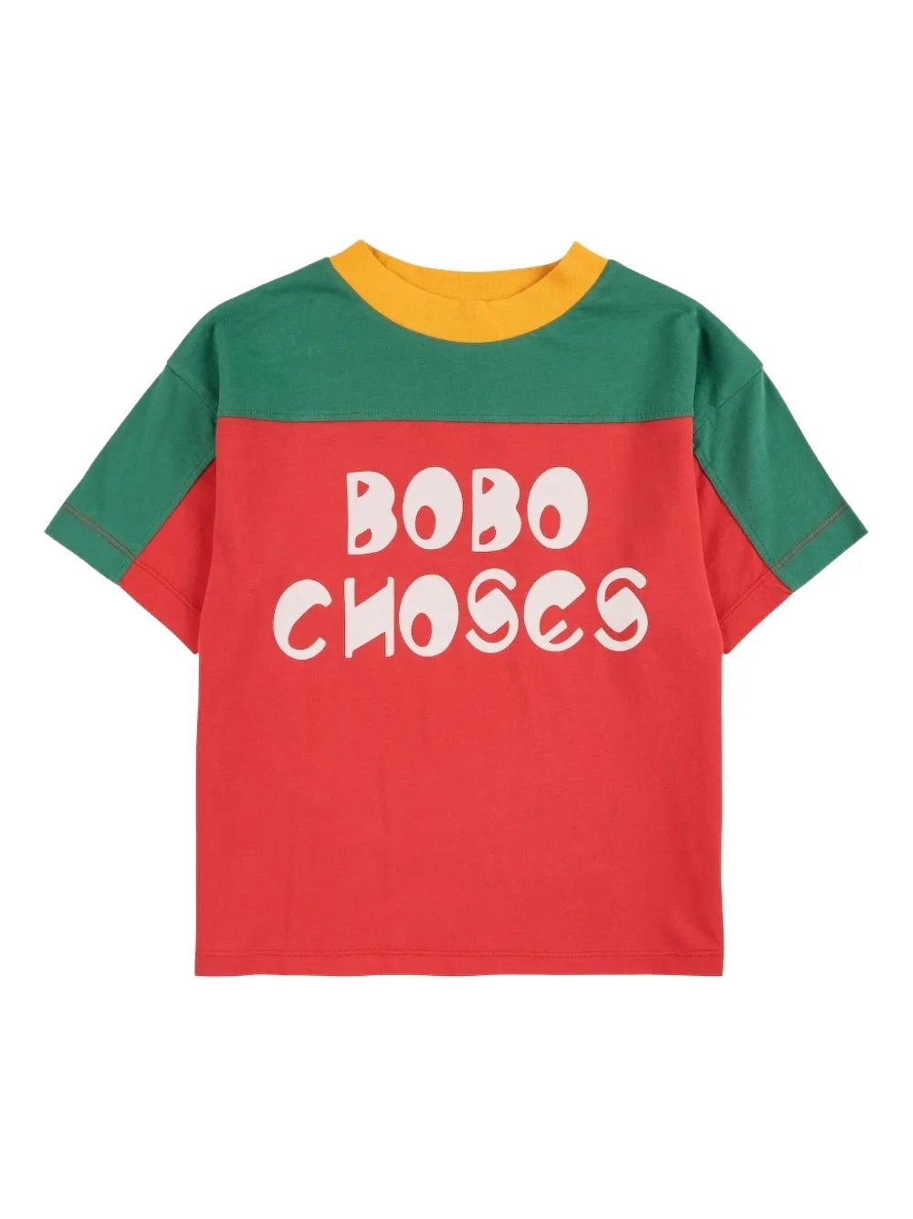 

Футболка в стиле колор-блок BOBO CHOSES, красный