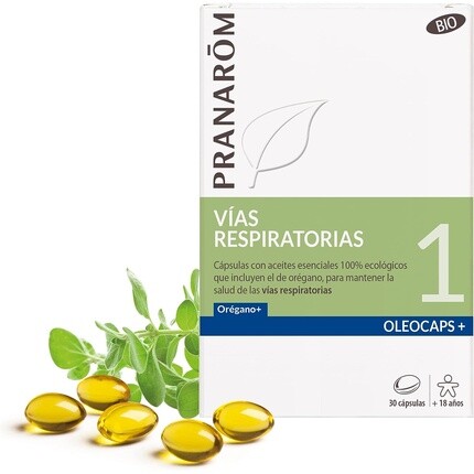 

Pranarom Oleocaps 1 Ways Дыхательная 30 капсул, Pranarгґm