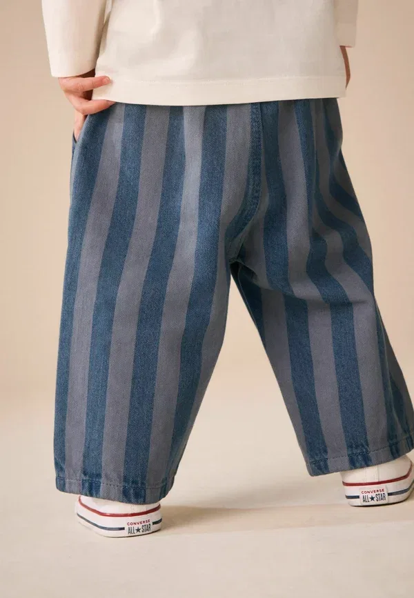 Брюки Next, blue stripe, синяя полоска — фото 3