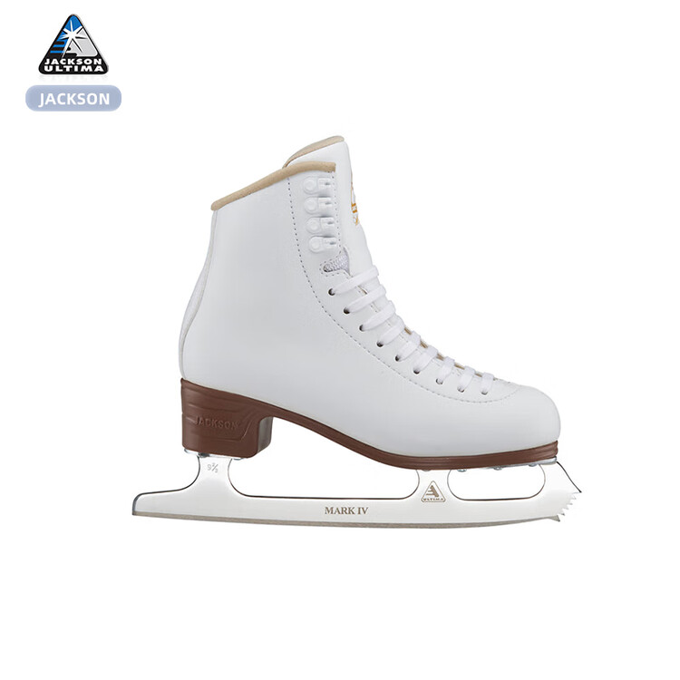 

JACKSON Коньки для фигурного катания JS1790, детские прыжковые, взрослые женские импортные, розовый набор, размер 33