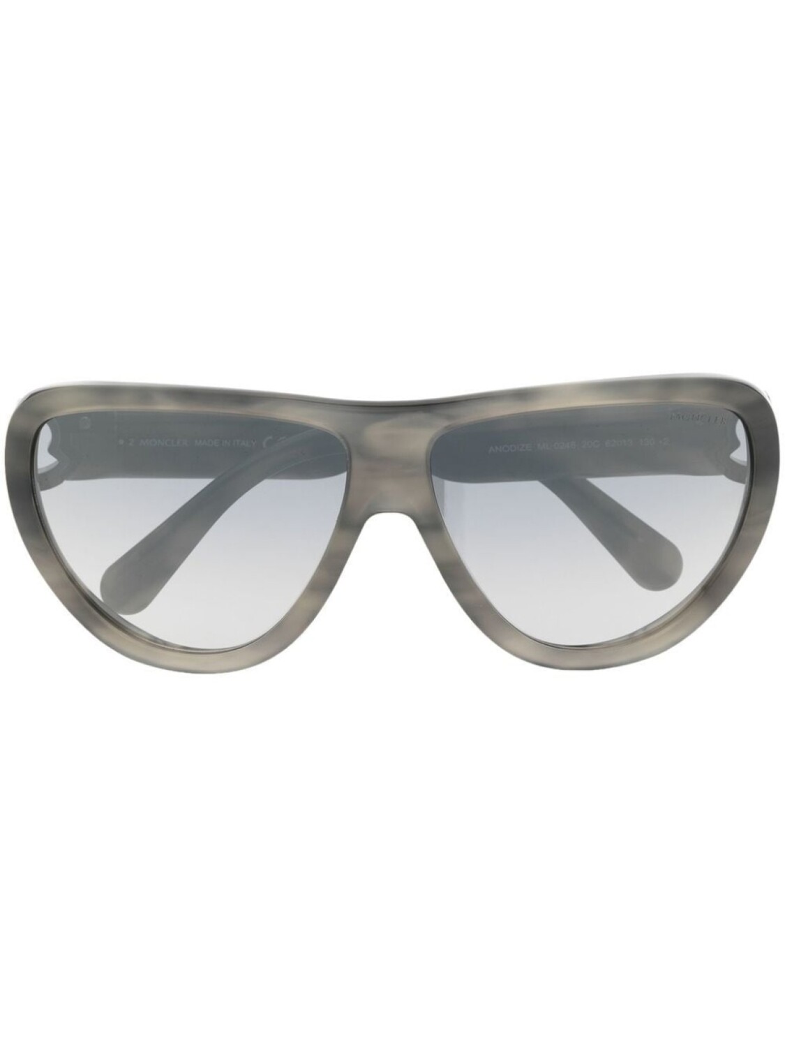

Солнцезащитные очки в массивной оправе Moncler Eyewear, серый