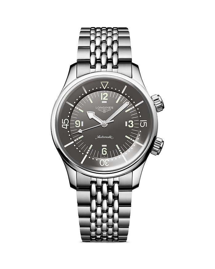 

Легендарные водолазные часы, 39 мм Longines, серый