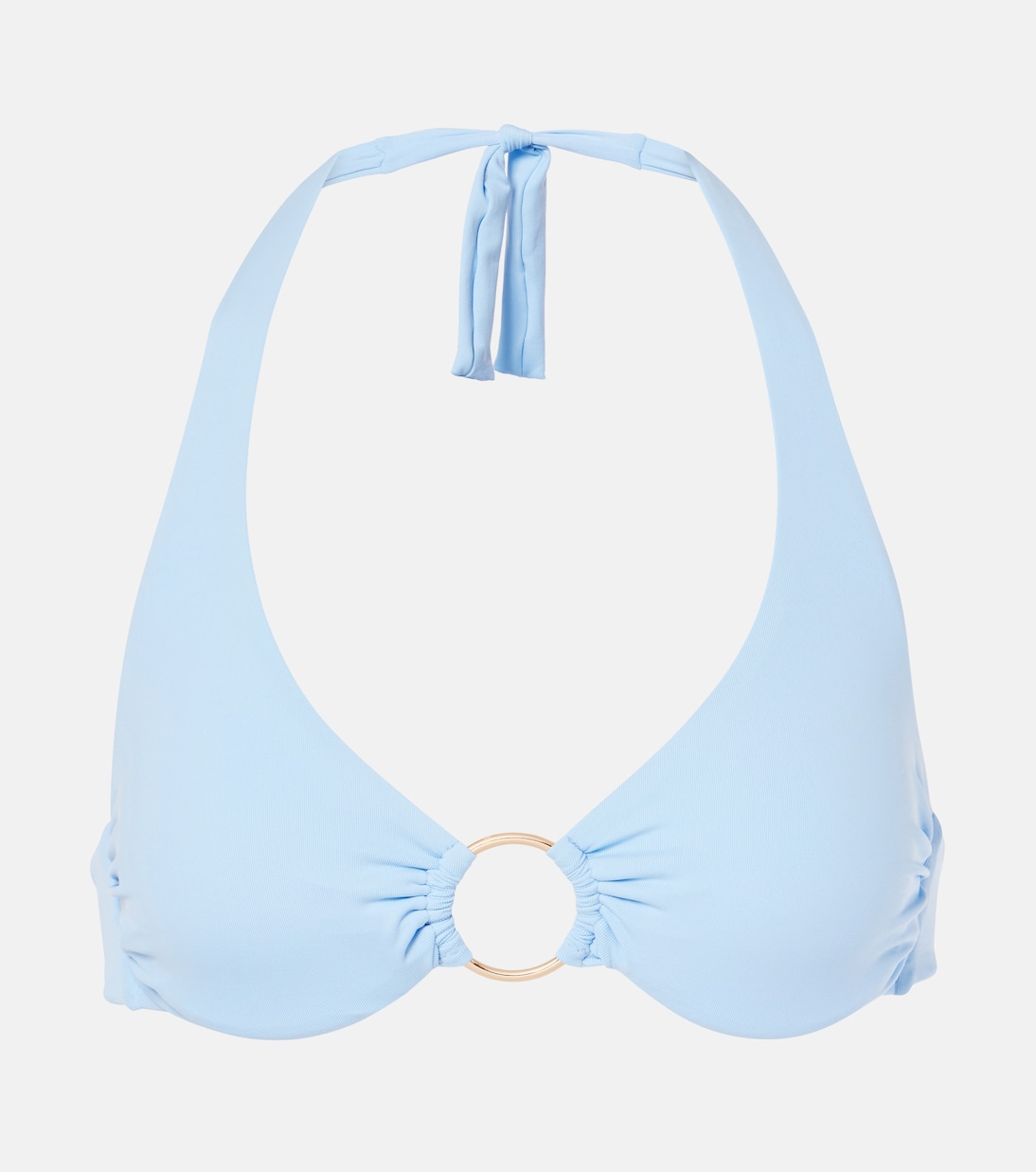 

Брюссельский бикини-топ с кольцевой отделкой Melissa Odabash, Dusty Blue