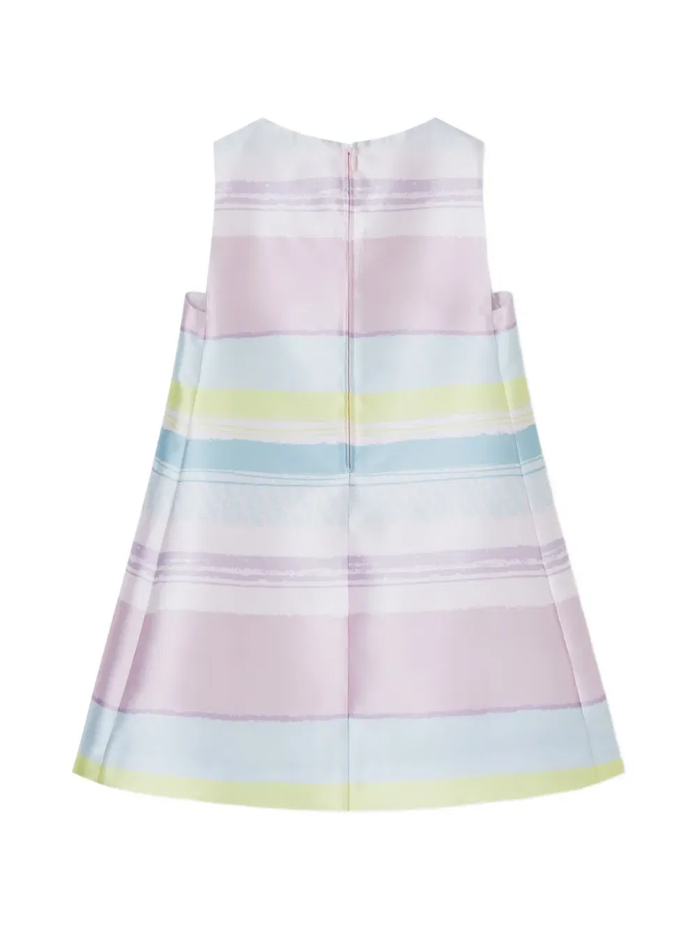 Полосатое платье без рукавов Emporio Armani Kids, розовый — фото 2
