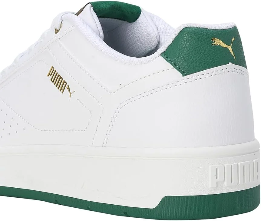 Мужские спортивные кроссовки Puma Court Classic 353780, белый/золотой — фото 4