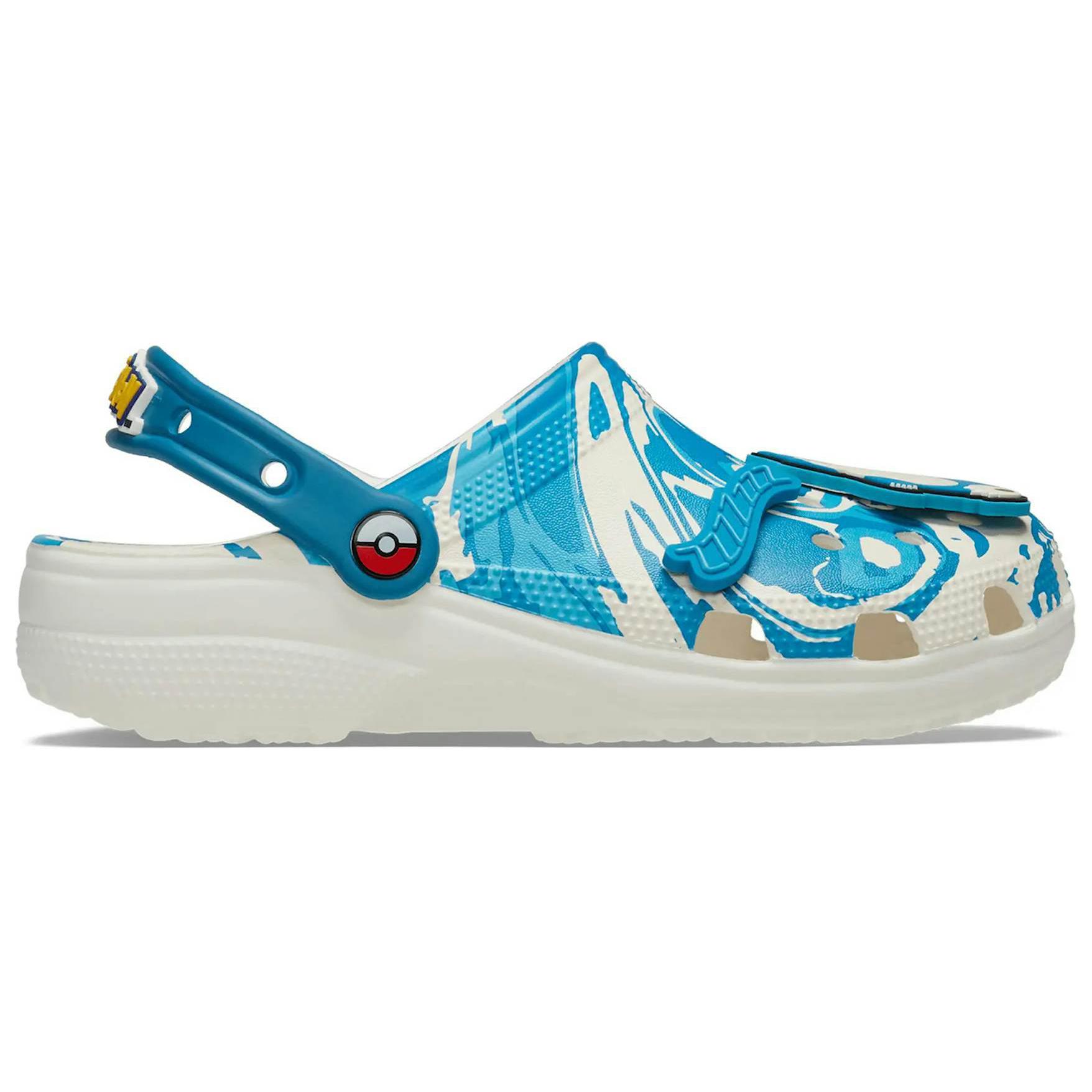 Классический клог Pokémon Snorlax Crocs, синий белый — фото 4
