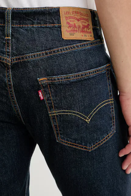 Джинсы 502 Levi's, синий — фото 4