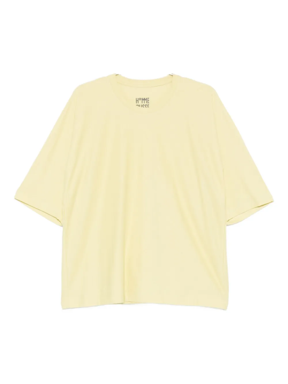 

Футболка свободного кроя с короткими рукавами Homme Plissé Issey Miyake, желтый