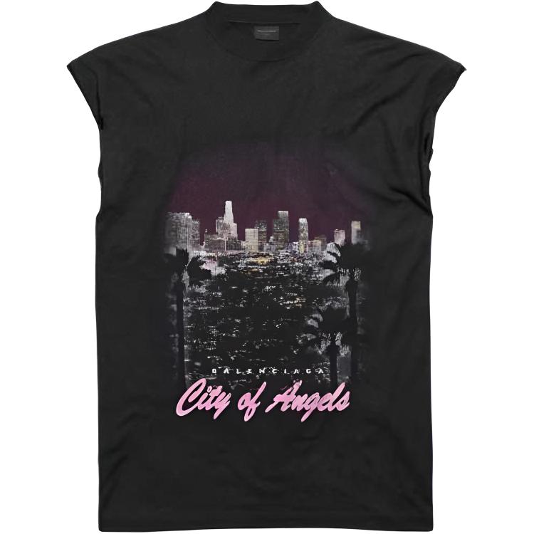 

Майка City Of Angels без рукавов с принтом Balenciaga, черный