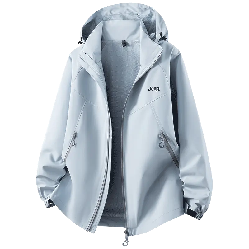 

Городская куртка Outdoor Unisex Jeep, glacier синий[dual-way zipper soft shell/single layer coat]