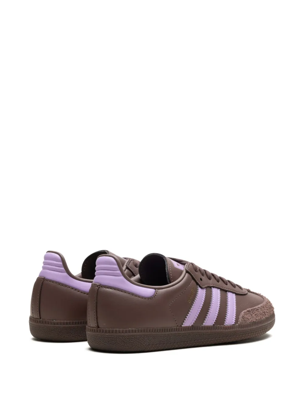 Кроссовки Samba OG Earth Strata Purple Glow Adidas, коричневый — фото 3