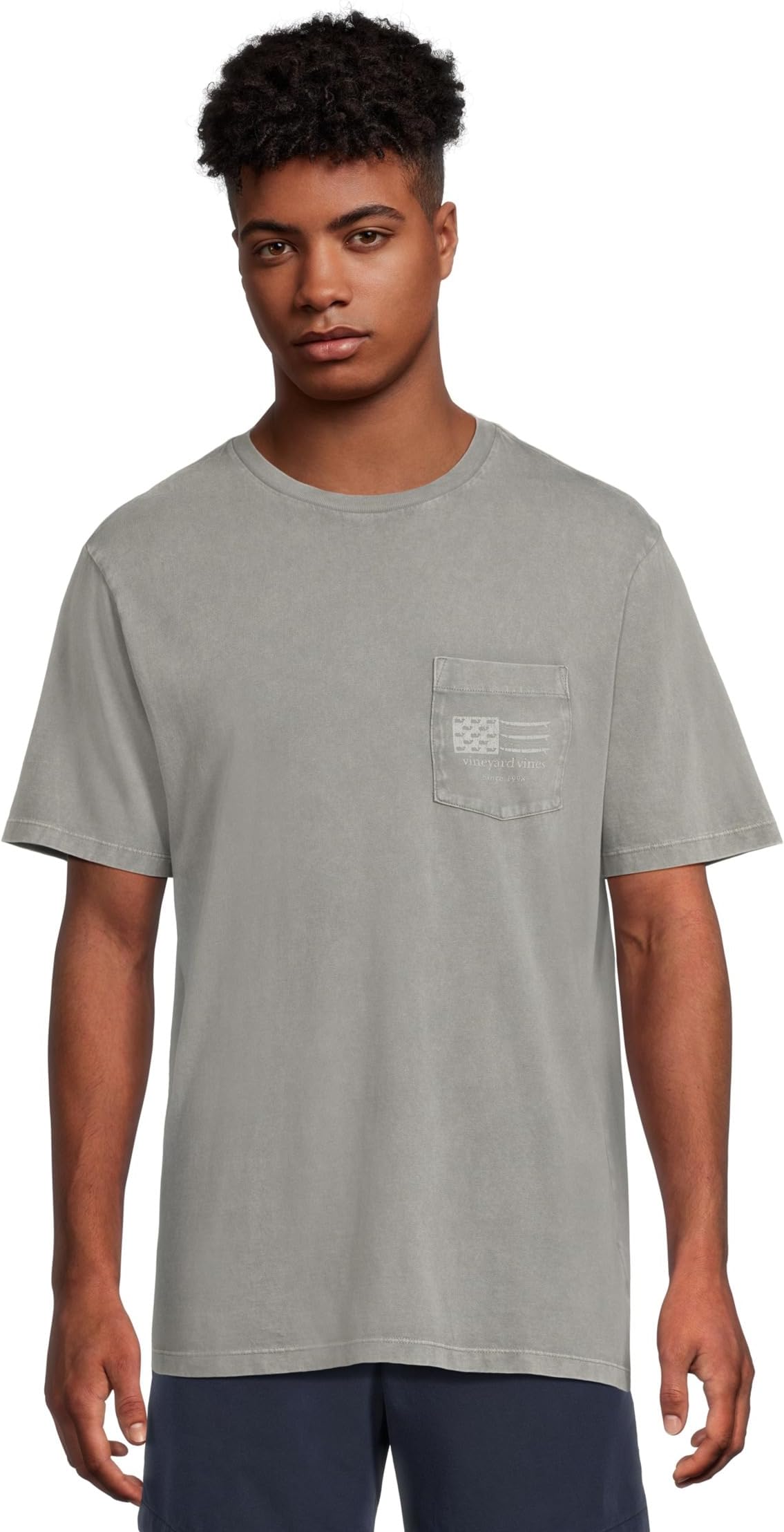 

Футболка Vineyard Vines Surf Minimal Flag Short Sleeve Tee, Ultimate Gray
