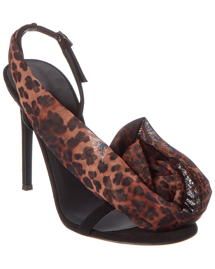 Замшевые сандалии Giuseppe Zanotti 105, черный