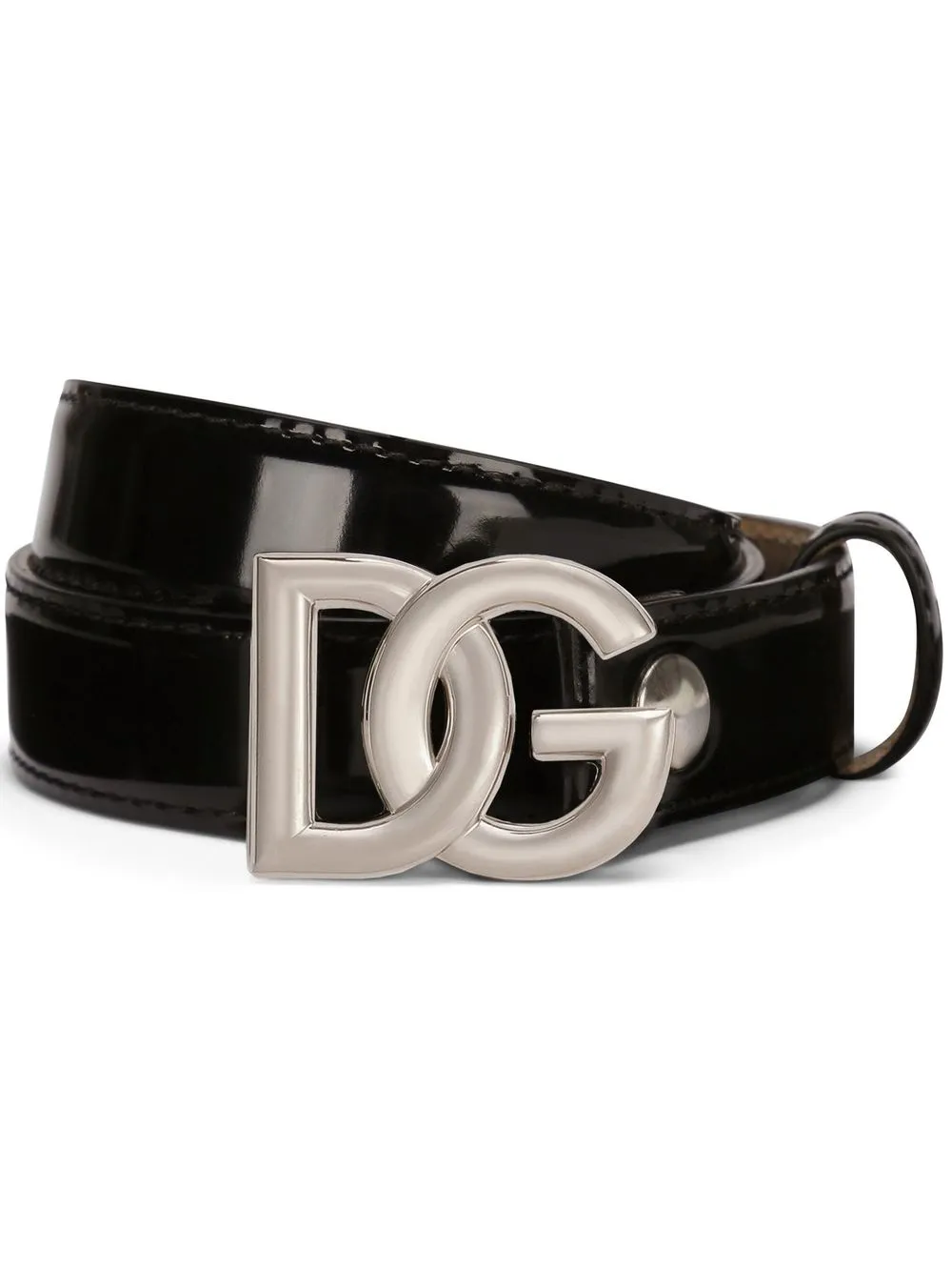 

Ремень с логотипом DG DOLCE & GABBANA, черный