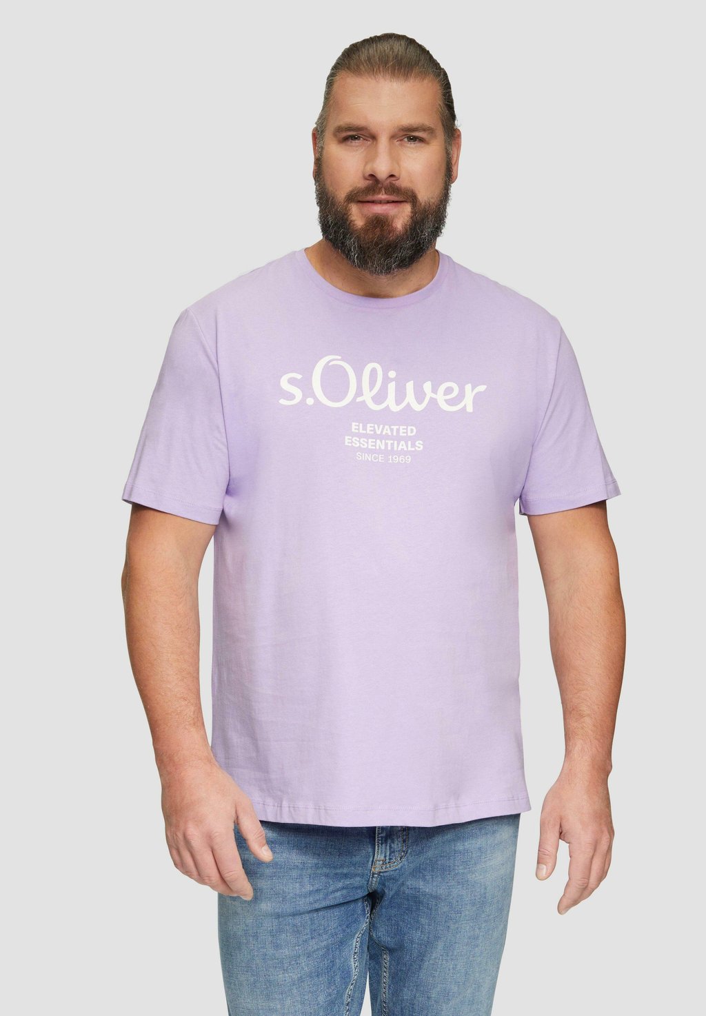 

Футболка с принтом s.Oliver, фиолетовый