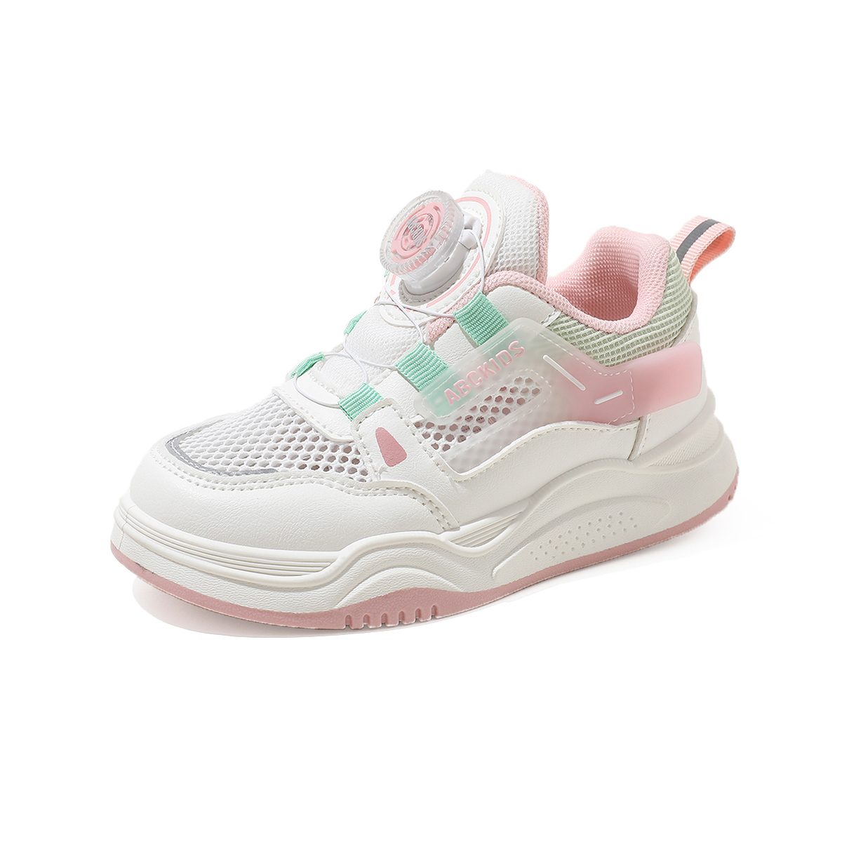 

Детские легкие дышащие противоскользящие повседневные кеды с амортизацией ABC KIDS, бежевый/мультиколор