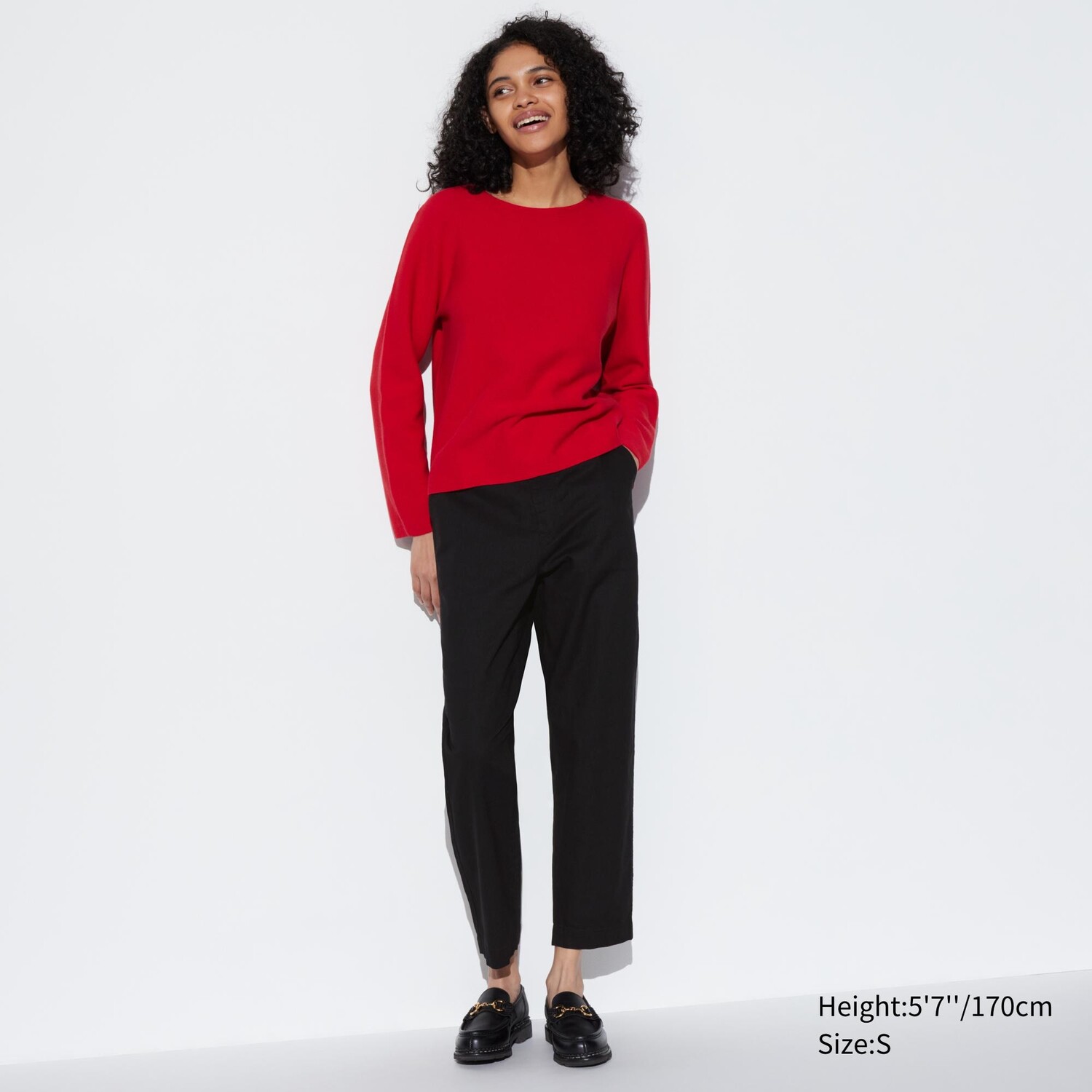 

Брюки UNIQLO из льна и хлопка, черный