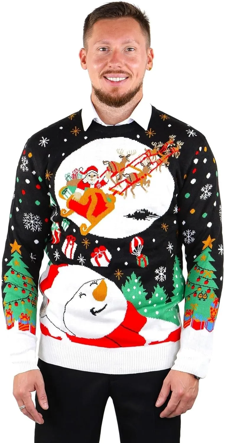 

Толстовка SoCal Look Ugly Christmas для мужчин, праздничный свитер