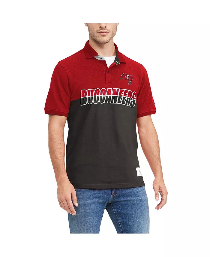 

Мужская поло Tampa Bay Buccaneers с цветными блоками в цветах пивот/красный Tommy Hilfiger