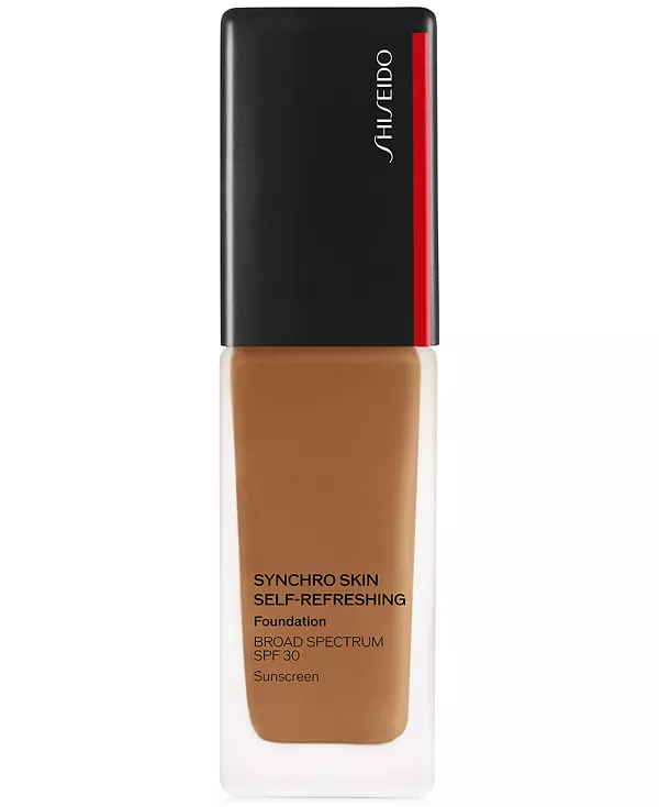Синхронизирующийся тональный крем с эффектом самоосвежения SPF 30 Shiseido, 440 amber
