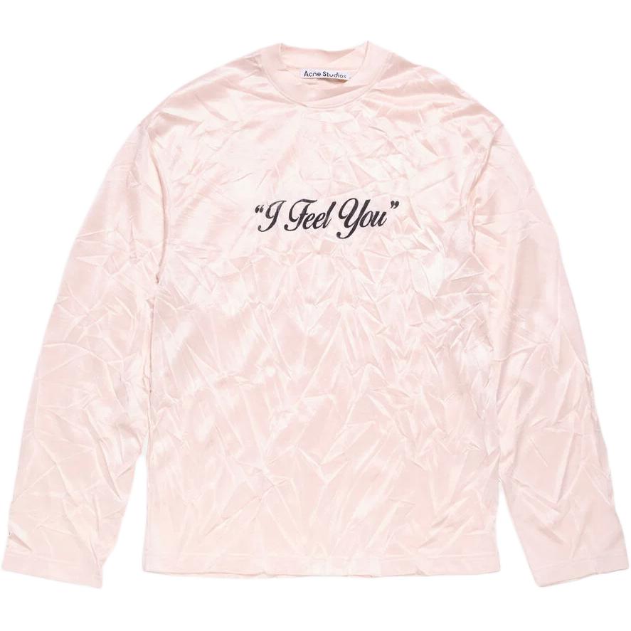 Футболка SS26 Unisex Acne Studios, светло-розовый