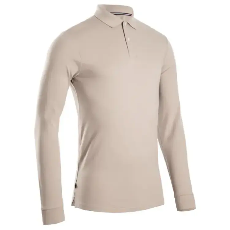 

DECATHLON Мужская рубашка-поло цвета молочного чая, бежевая