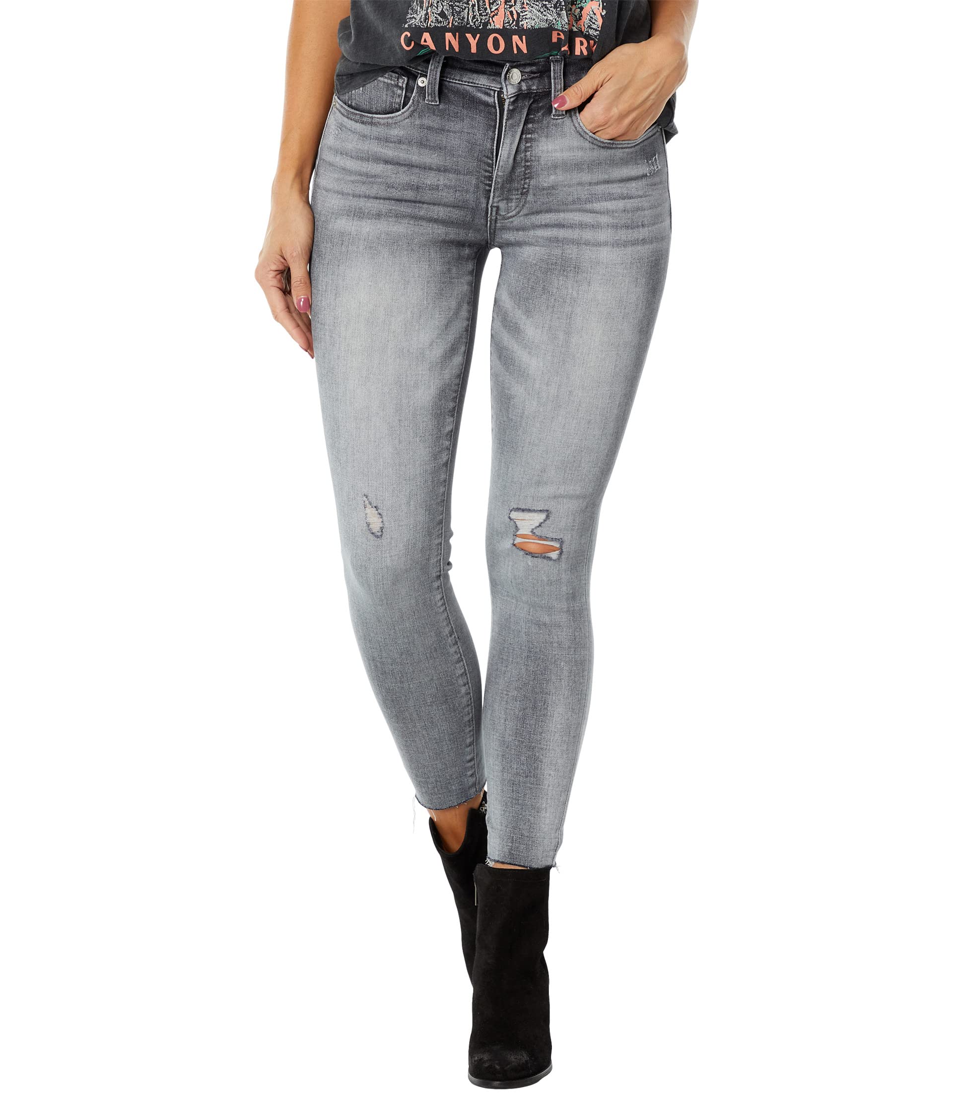 

Джинсы Lucky Brand High-Rise Bridgette Skinny In Dubois Destructed, Dubois Destructed