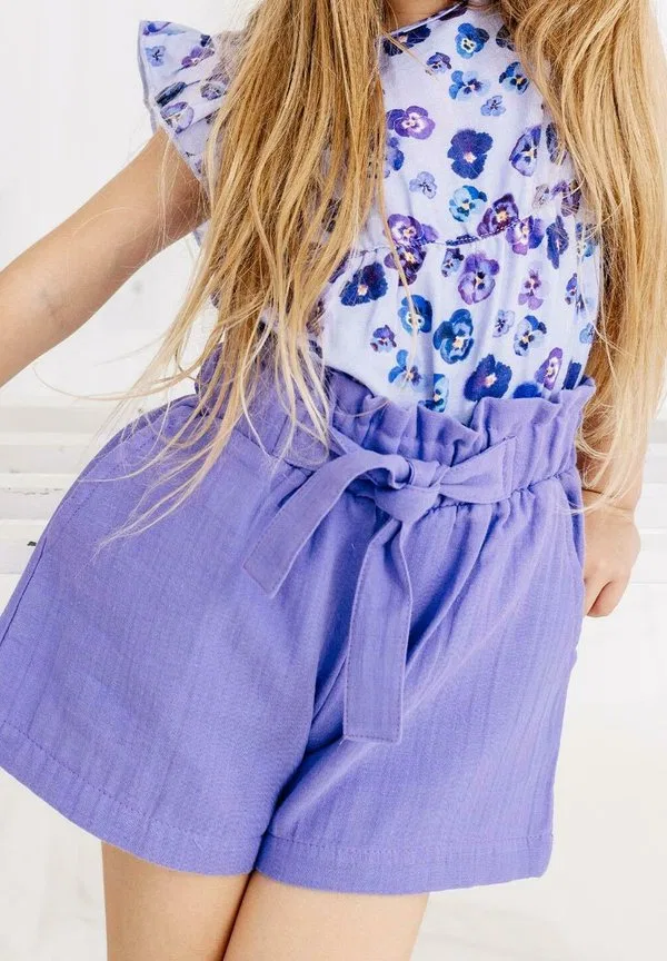 Королевские лавандовые шорты Walkiddy, Purple