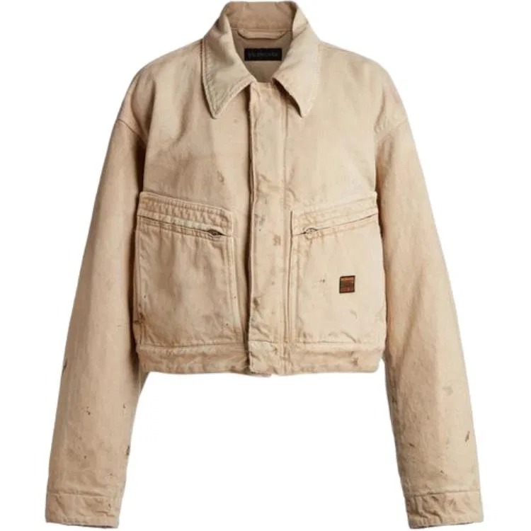 Куртка джинсовая с патчем лого Balenciaga, Brown