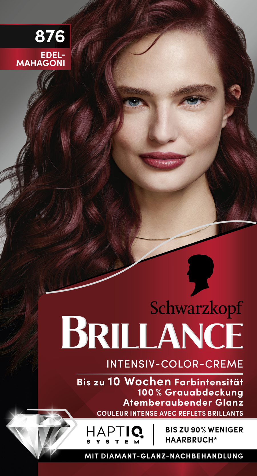 

Краска для волос Brillance Intensiv-Color-Creme 876 Edel-Mahagoni