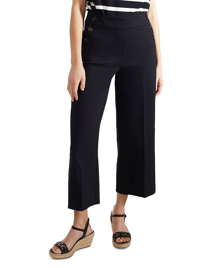 

HOBBS LONDON Укороченные широкие брюки Simone, синий