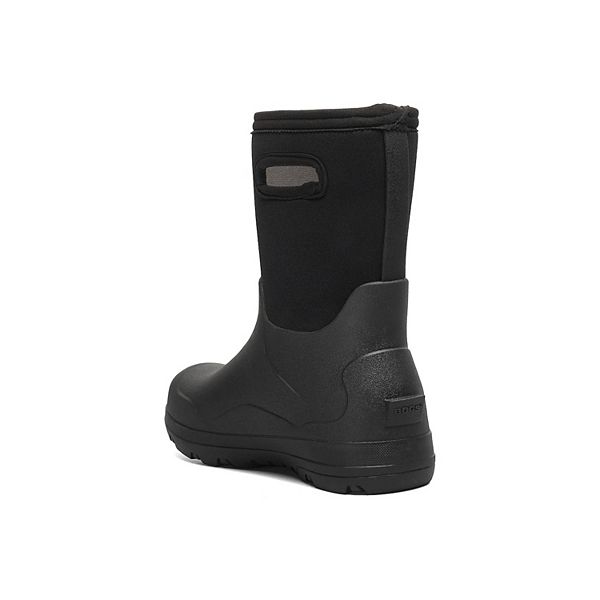 Детские водонепроницаемые резиновые сапоги York seamless Bogs, Black — фото 3