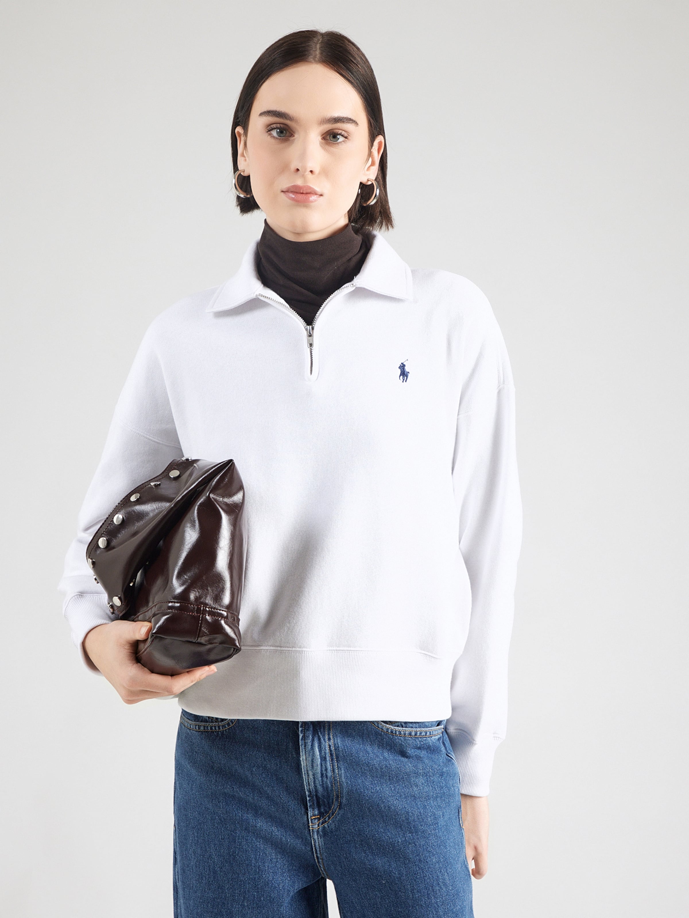 Polo Ralph Lauren Свитшот в белом цвете — фото 3