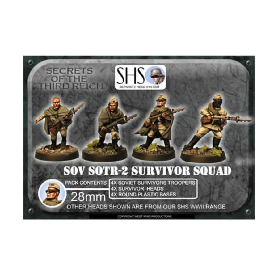 

Отряд выживших №2, Secrets of the Third Reich 1949 - Soviet (28mm)