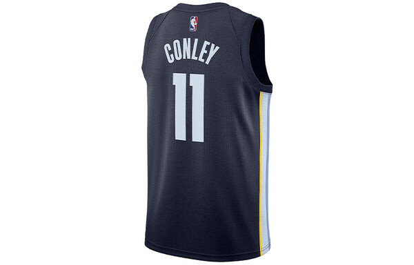 Спортивная футболка nba team limited jersey sw fan edition gray memphis grizzlies 11 navy blue dark blue Nike, синий — фото 2