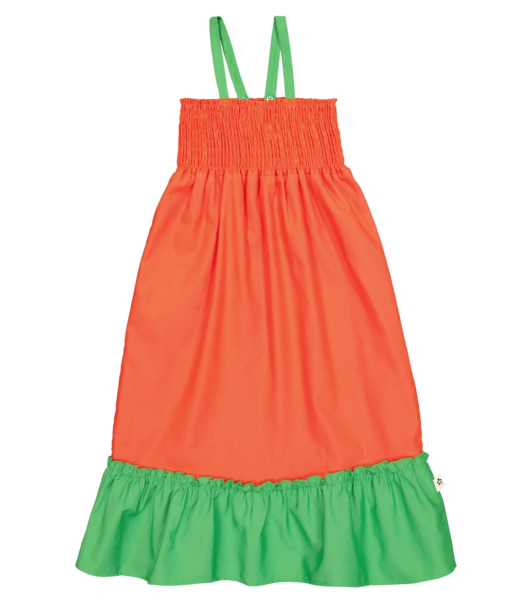 

Хлопковое платье Mini Rodini, красный