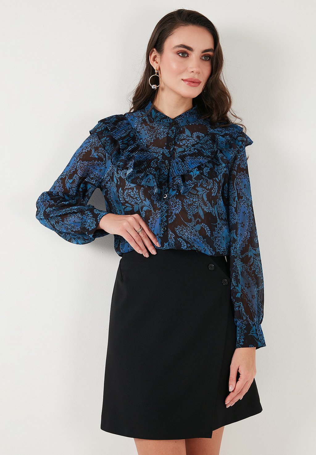 

Рубашка REGULAR FIT LELA, темно-синий