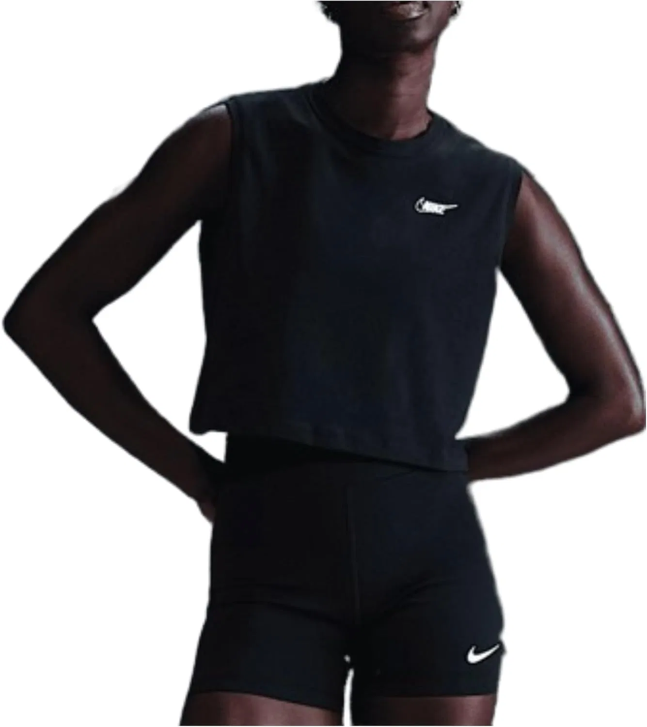 Женский топ без рукавов Nike, Black