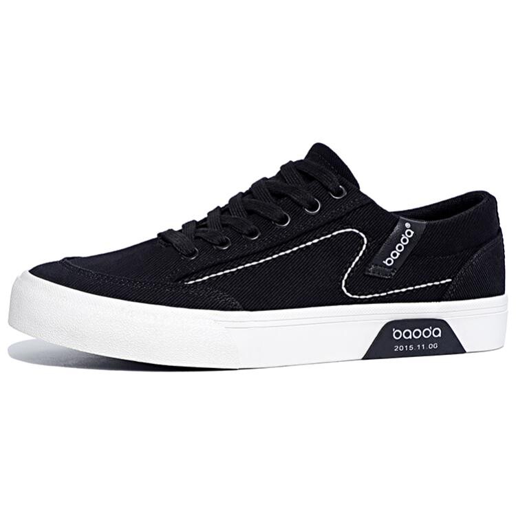 

Кроссовки Baoda baoda Skateboarding Shoes Men Low-top, черный/белый