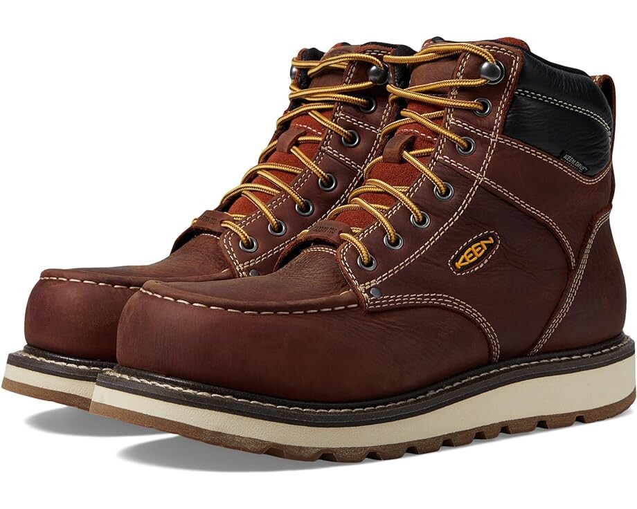 

Ботинки KEEN Utility Cincinnati 6" Waterproof, цвет Tuscan Red/Sandshell