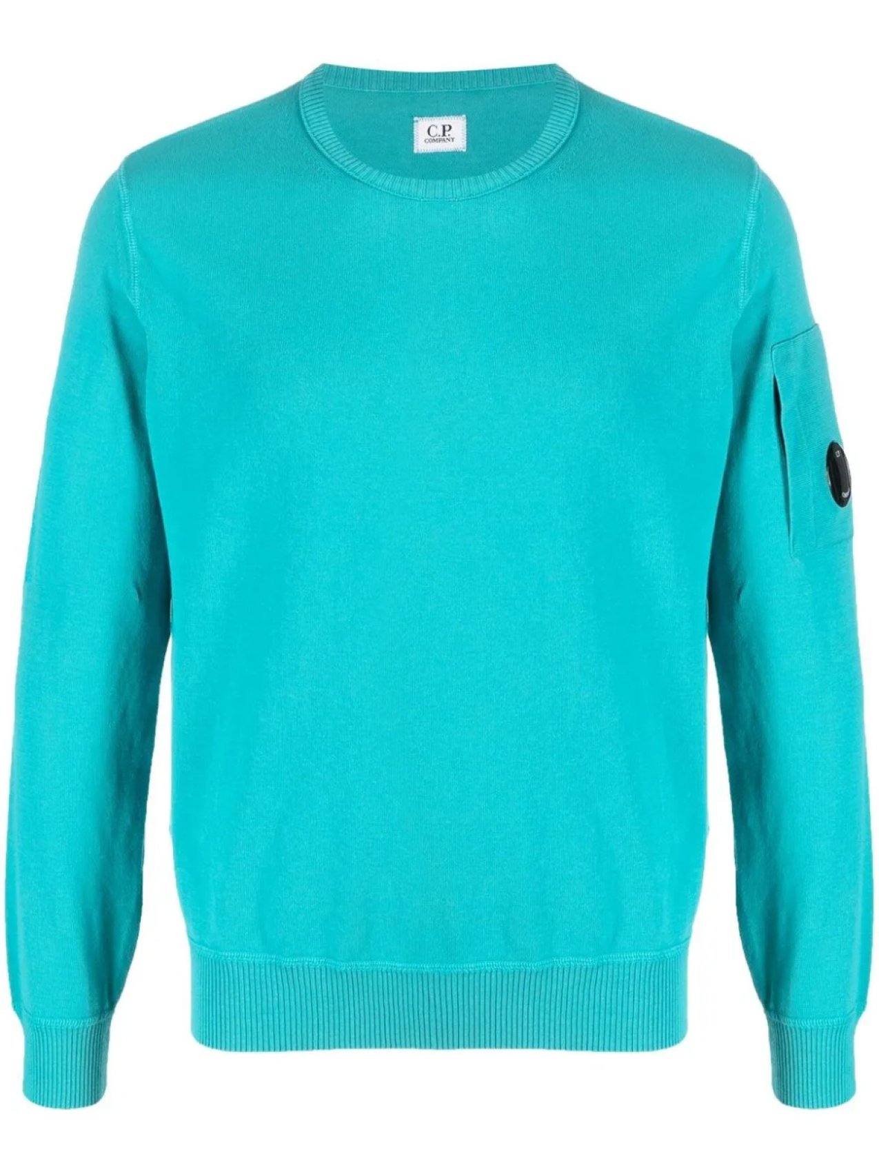 

C.P. Company толстовка с нашивкой-логотипом, синий