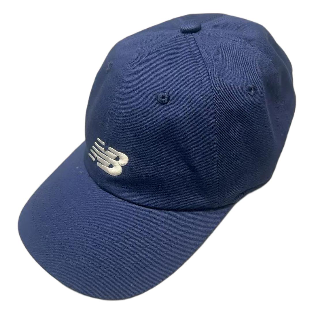 

New Balance Хлопковая бейсболка унисекс синяя, Blue